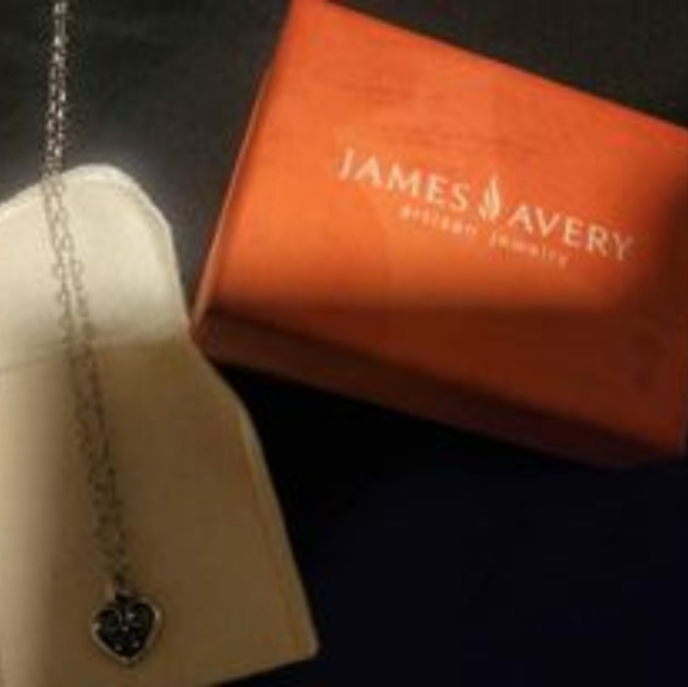 James Avery Delicate Connected Hearts ChainAnd amethyst heart...
